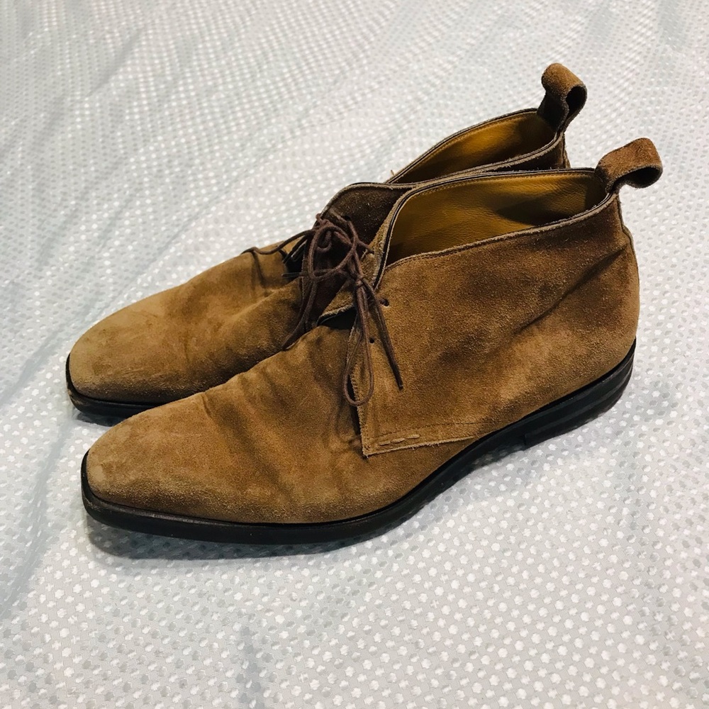 DI BIANCO scarpe suede boots